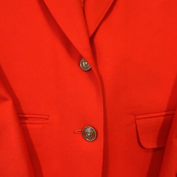 Vintage Pendleton Wool Blazer Jacket Womens SZ 8 Petite Single Breasted Buttons - Picture 2 of 15